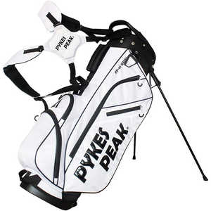 FUNSTANDARD ゴルフ用品 ゴルフ キャディバッグ パイクスピーク ホワイト 413-CADDYBAG-WT