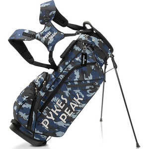 FUNSTANDARD ゴルフ用品 ゴルフ キャディバッグ パイクスピーク カモフラージュダークネイビー 413-CADDYBAG-CMDARKNAVY