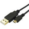 TFTECJAPAN 5m[USB-A ⇔ USB microB]極細ケーブル USB2A-MC/CA500 ブラック