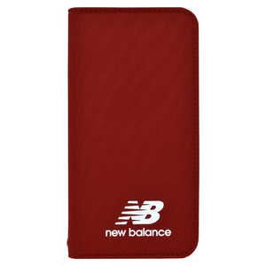 エムディーシー New Balance [シンプル手帳ケース/レッド] iPhoneXS/X md-74261-3
