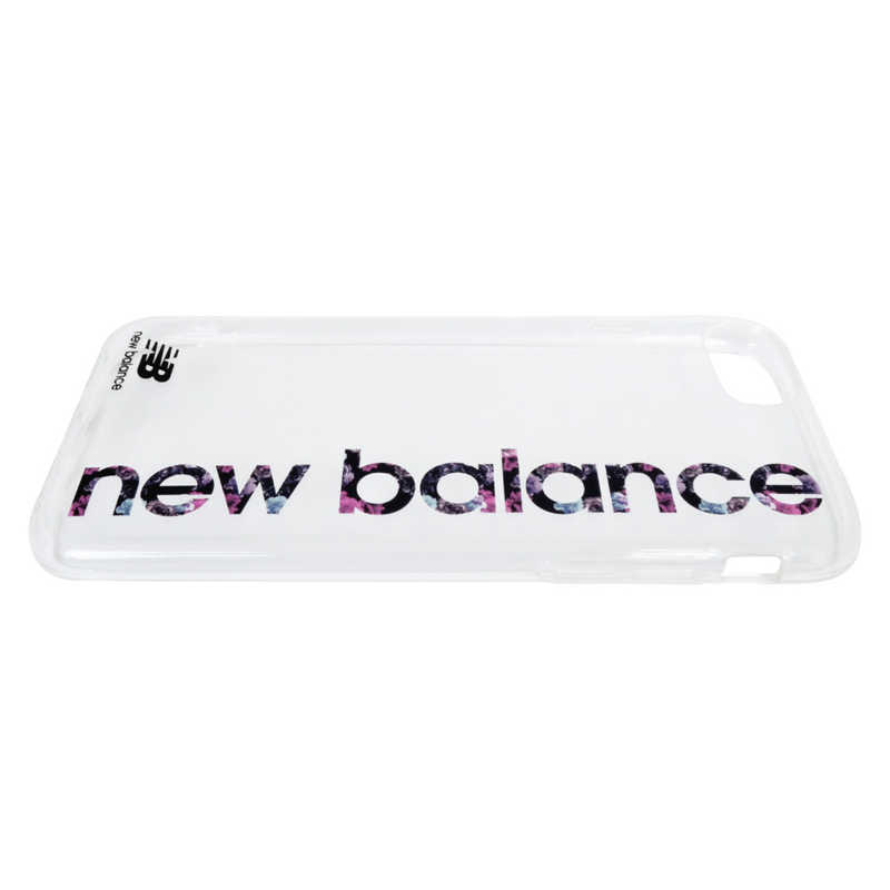 エムディーシー エムディーシー iPhone SE 第2世代 New Balance 縦ロゴフラワー柄 md-74513-1 クリア md-74513-1 クリア