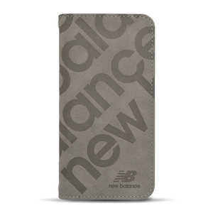エムディーシー iPhone 12/12 Pro New Balance [手帳ケース/スタンプロゴスエード/グレー] md-74589-4