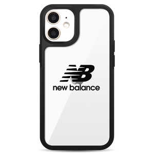 エムディーシー iPhone 12 mini New Balance [サイドオーナメントケース/クリアロゴ/ブラック] md746881