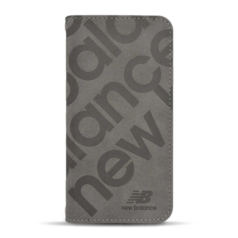 エムディーシー エムディーシー iPhone 14 Plus 6.7インチ new balance [手帳ケース/スタンプロゴスエード/グレー] ニューバランス md-75241-4 md-75241-4