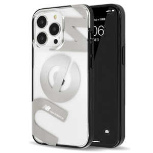 エムディーシー iPhone 14 Pro 6.1インチ new balance [クリアケース/new/シルバー] ニューバランス md-75244-2