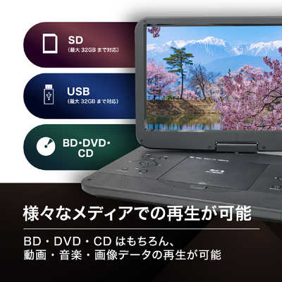 高橋国際商事 BLUEWIDE 15.6インチポータブルブルーレイ