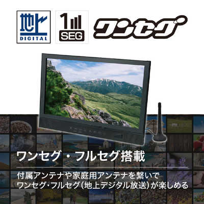高橋国際商事 BLUEWIDE 14インチ フルセグチューナー搭載ポータブル