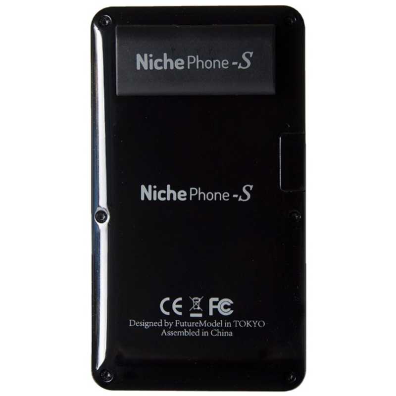 フューチャーモデル フューチャーモデル SIMフリー携帯電話　NichePhone-S ［メモリ:512MB］ブラック MOB-N17-01-BK MOB-N17-01-BK