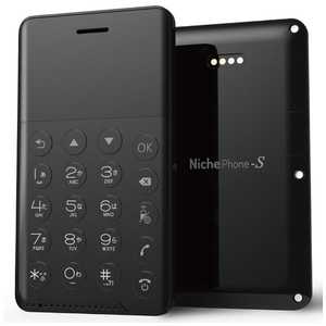 フューチャーモデル SIMフリー携帯電話　NichePhone-S ［メモリ:512MB］ブラック MOB-N17-01-BK