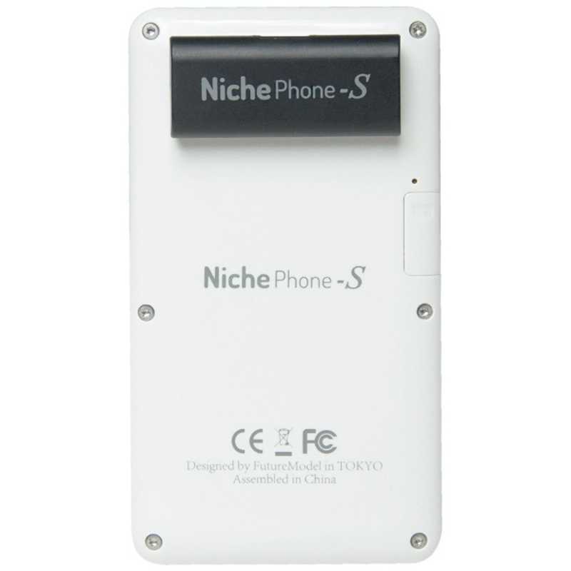 フューチャーモデル フューチャーモデル SIMフリー携帯電話　NichePhone-S メモリ:512MB］ホワイト MOB-N17-01-WH MOB-N17-01-WH