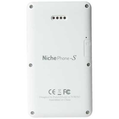フューチャーモデル SIMフリー携帯電話 NichePhone-S メモリ:512MB 