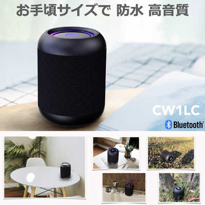 【新品】40s Bluetoothスピーカー CW１LC FORTIES Bluetoothスピーカー 40s ブラック 防水 CW1LC の通販