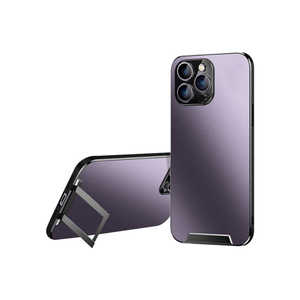 UI iPhone 14Pro TELESCOPIC STAND CASE パープル INOTELESTD15PPR