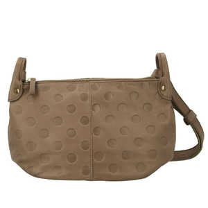サライ unsignet アンシグネ 55211 ドット柄ショルダーバッグ チョコ SR55211 サライ unsignet アンシグネ 55211 ドット柄ショルダーバッグ チョコ SR55211