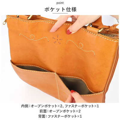 3251　こちらは専用です zucchero filato トートバッグ ショルダーバッグ 2way A4対応