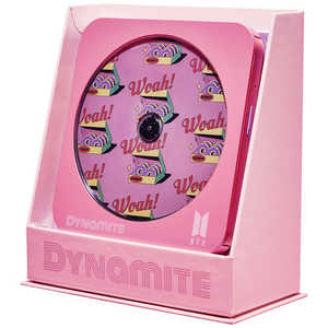 HLDS ポｰタブルDVDライタｰ BTS Dynamite仕様 中身の見えるシｰスルｰデザイン 梱包ボックスがそのままスタンドに Dynamite認証ステッカｰ付き ピンク ピンク  GPM2MK10.AJPR70B