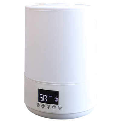 SIS 超音波加湿器 リモコン付き 上部給水式 超音波式 HT-581 ホワイト