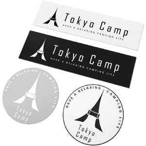 TOKYOCAMP ロゴステッカー4枚セット TC4533 TOKYOCAMP ロゴステッカー4枚セット TC4533