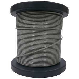 大阪コートロープ O.C.R SUSワイヤロープ2.00/2.30mm 7×7 50m巻コート付 NSB200-230-50M 大阪コートロープ O.C.R SUSワイヤロープ2.00/2.30mm 7×7 50m巻コート付 NSB200-230-50M