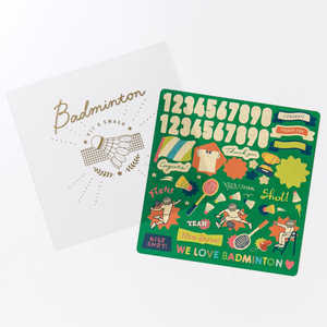 いろは出版 4 you decoration CLUB series バドミントン GD407 いろは出版 4 you decoration CLUB series バドミントン GD407