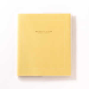 いろは出版 simple maternity album pastel yellow GMA02