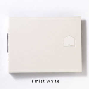 いろは出版 バインダーアルバム Home(M) スターターセット mist white GHM01
