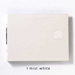 いろは出版 バインダーアルバム Home(M) スターターセット mist white GHM01 いろは出版 バインダーアルバム Home(M) スターターセット mist white GHM01