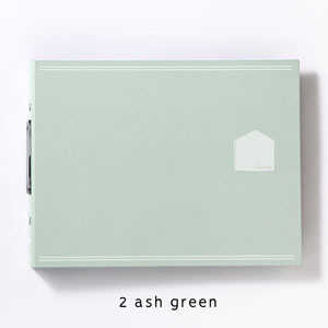 いろは出版 バインダーアルバム Home(M) スターターセット ash green GHM02