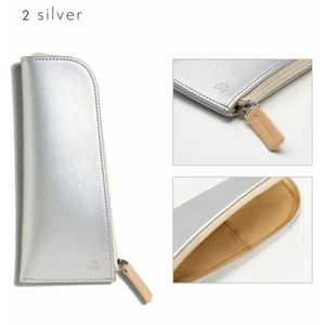 いろは出版 SUNNY FLAT PEN CASE silver LSPM02 いろは出版 SUNNY FLAT PEN CASE silver LSPM02