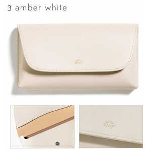 いろは出版 SUNNY FLAT PEN POUCH amber white LSPL03 いろは出版 SUNNY FLAT PEN POUCH amber white LSPL03