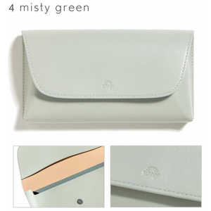 いろは出版 SUNNY FLAT PEN POUCH misty green LSPL04 いろは出版 SUNNY FLAT PEN POUCH misty green LSPL04
