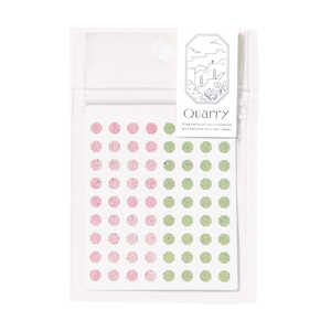 いろは出版 Quarry tiny stone seal pink×green GQS02 いろは出版 Quarry tiny stone seal pink×green GQS02