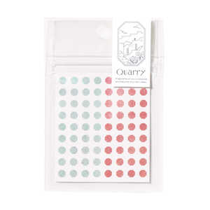 いろは出版 Quarry tiny stone seal mint×red GQS04 いろは出版 Quarry tiny stone seal mint×red GQS04