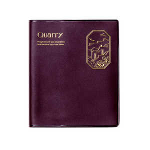 いろは出版 Quarry fragments log burgundy GQL04 いろは出版 Quarry fragments log burgundy GQL04