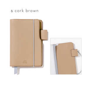 いろは出版 SUNNY LIGHT NOTEBOOK free monthly cork brown LSLNM06 いろは出版 SUNNY LIGHT NOTEBOOK free monthly cork brown LSLNM06