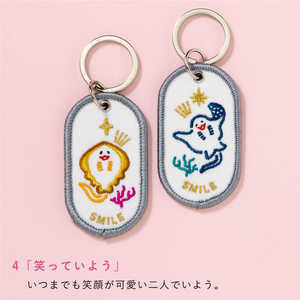 いろは出版 2/8b PAIR KEY RING AQUARIUM ver. SMILE GKBQ04 いろは出版 2/8b PAIR KEY RING AQUARIUM ver. SMILE GKBQ04