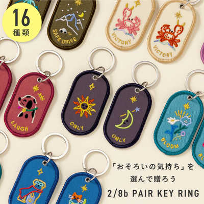 いろは出版 2/8b PAIR KEY RING SAFE DRIVE GKBA13 の通販 - カテゴリ