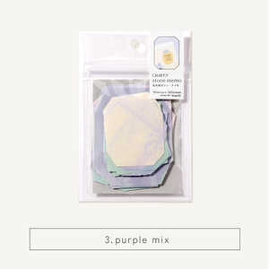 いろは出版 Quarry stone memo purple mix-me GQM03 いろは出版 Quarry stone memo purple mix-me GQM03