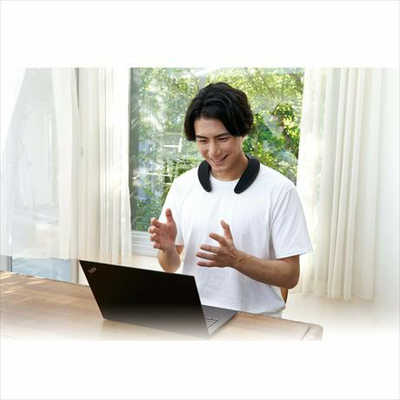 ライソン ウェアラブルスピーカー SP-35 ［Bluetooth対応］ ブラック