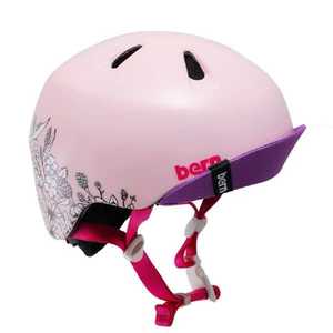 BERN 子供用ヘルメット NINA PAINT ニーナ ペイント(S～Mサイズ/FLORAL W/MARKERS) BEVJGPFCBV12