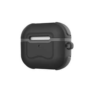 KUTUROGIAN SOLiDE POCKET ハイブリッド抗菌ケース for AirPods (第3世代) - Black SOLiDE SD-AP21-PO-BK