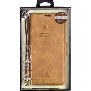 ナチュラルデザイン Galaxy S10専用手帳型ケース Style Natural Camel GS10VS04