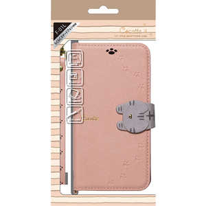 ナチュラルデザイン らくらくスマートフォンme F-01L専用手帳型ケース Cocotte Pink Beige RKFCOT03(PKヘ