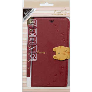 ナチュラルデザイン iPhone 11 Pro 5.8インチ専用手帳型ケース Cocotte Red iP19_58-COT04 ナチュラルデザイン iPhone 11 Pro 5.8インチ専用手帳型ケース Cocotte Red iP19_58-COT04