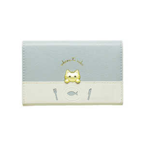 ナチュラルデザイン sakana to neko 名刺入れ ブルー MESDISH ナチュラルデザイン sakana to neko 名刺入れ ブルー MESDISH