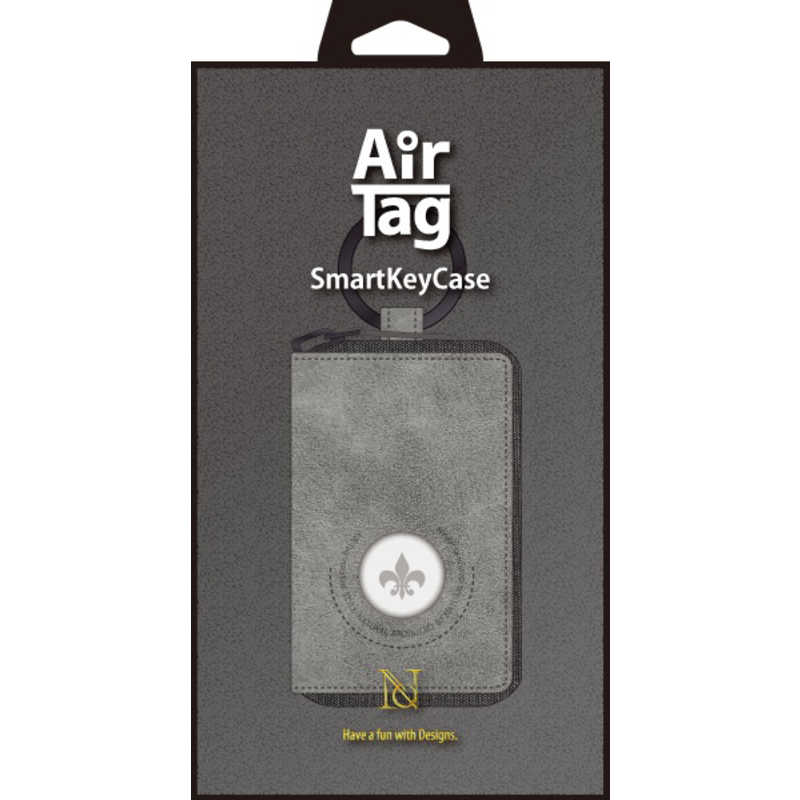 ナチュラルデザイン ナチュラルデザイン AirTagケース Style Natural Gray グレー AT-VS01 AT-VS01