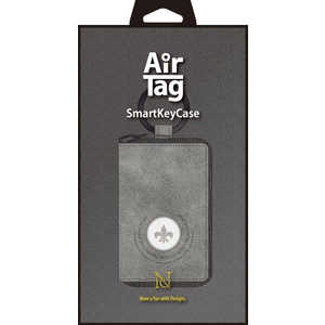 ナチュラルデザイン AirTagケース Style Natural Gray グレー AT-VS01