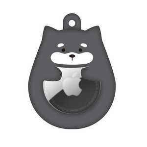 ナチュラルデザイン AirTagケース Petit Animal くろ柴 AT-PA04 ナチュラルデザイン AirTagケース Petit Animal くろ柴 AT-PA04