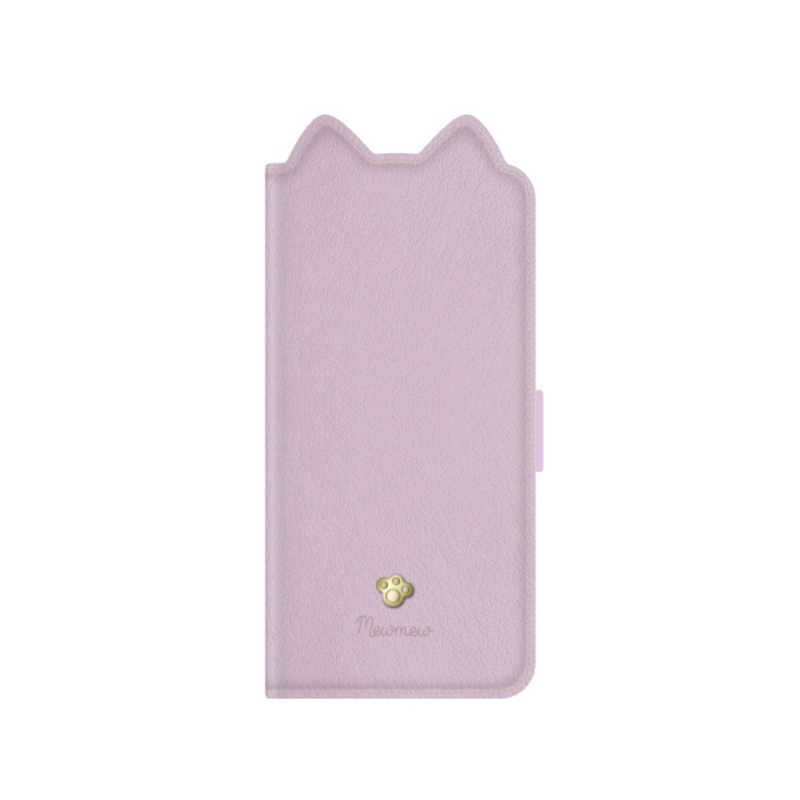 ナチュラルデザイン ナチュラルデザイン iPhone2021 6.1inch 2眼 手帳型ケース Mewmew Pastel Light purple Mewmew　Pastel ライトパープル IP21_61-MEWP02 ライトパープル IP21_61-MEWP02 ライトパープル