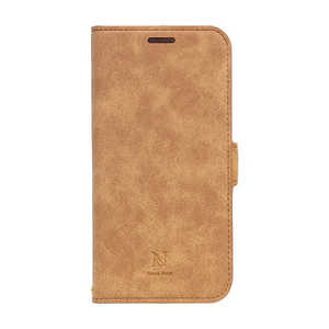 ナチュラルデザイン iPhone 14 6.1インチ /13 StykeNatural 革風手帳型ケース Style Natural Camel(キャメル) iP22-61-VS04